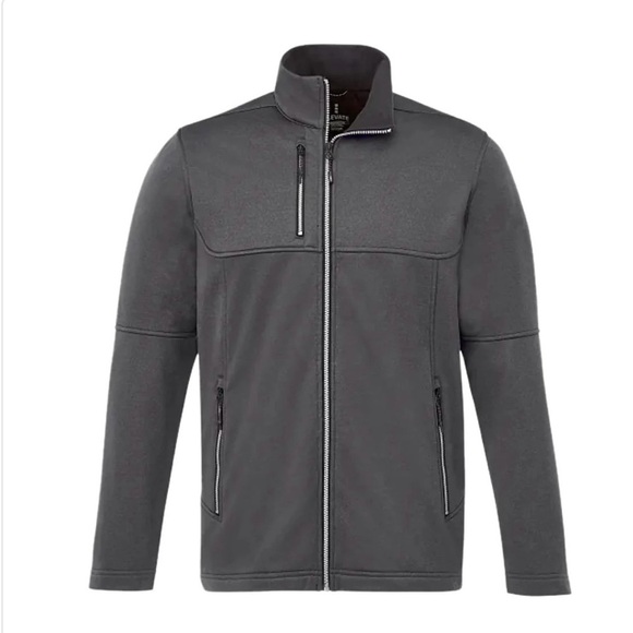 Elevate Other - Elevate Men's Heather Dark Charcoal Joris
Eco Softshell Jacket